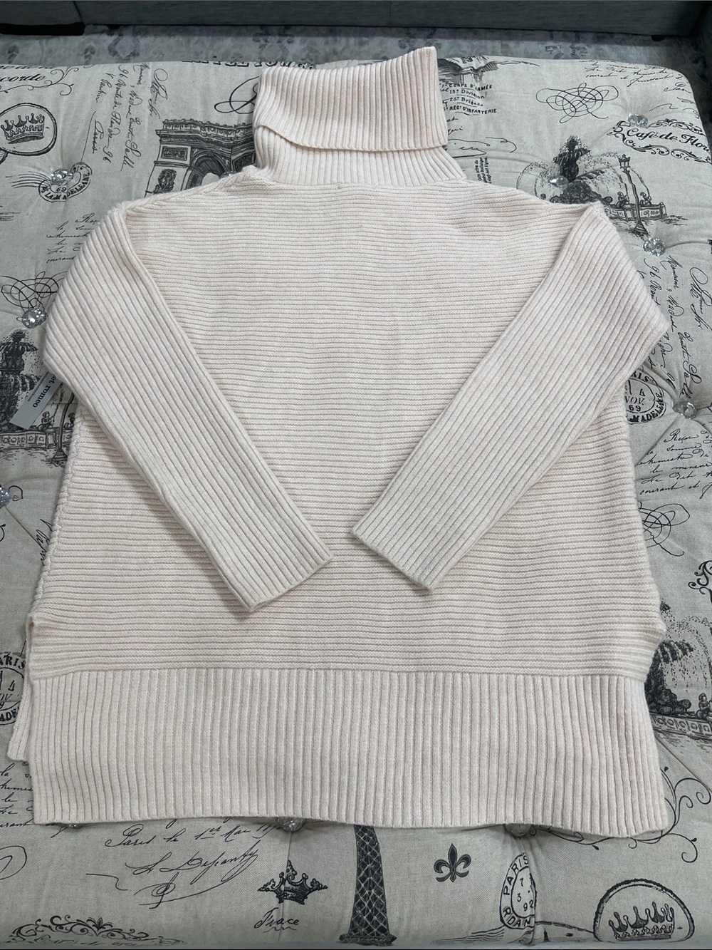 🇨🇦 Sweet Romeo Rib Knit Sweater Turtleneck Sweater - Picture 11 of 12